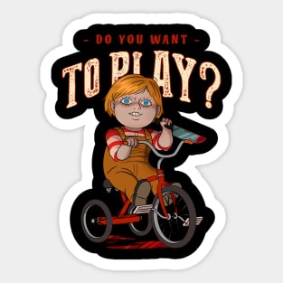 Do you want to play? Sticker